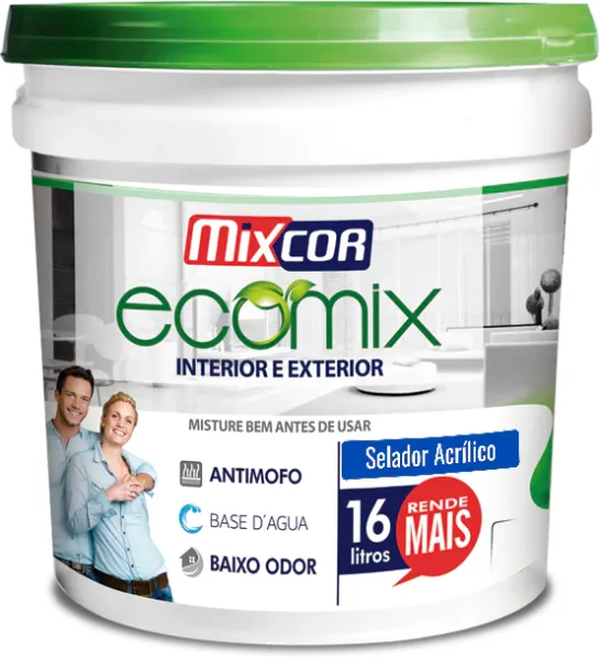 Selador Acrílico Mixcor Ecomix Balde 16LT