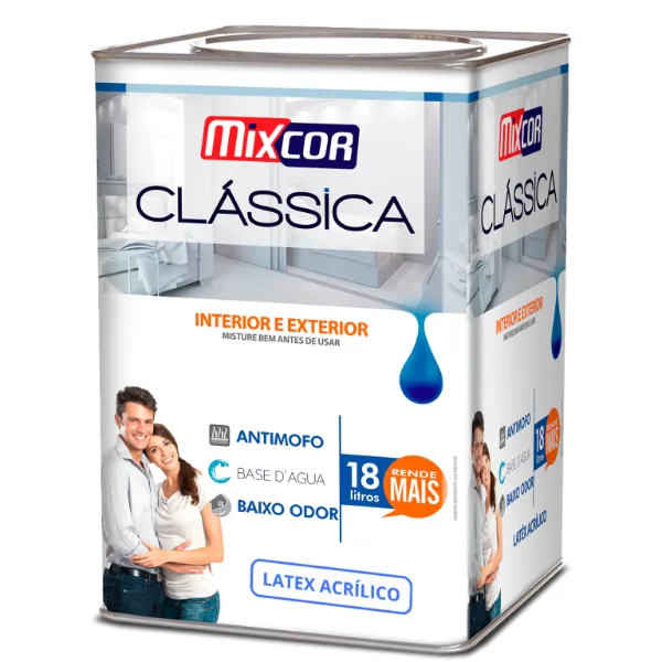 Tinta Mixcor Latex Acrílico 18LT